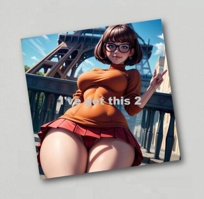 Kühlschrankmagnet Velma Dinkley - Scooby Doo - Sexy Anime Art 2871