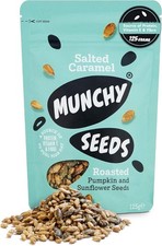 MUNCHY SEEDS Salted Caramel, Sunflower, Pumpkin, Protein Snack 125g Sharing Pack 43.44 per kilo