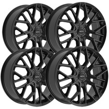 Set Of 4 Motiv 441b 16x7.5 5x1005x4.5 40mm Gloss Black Wheels Rims 16 Inch