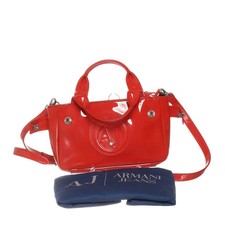 Armani Jeans, Umhängetasche, Damen, Polyester/Viskose, Rot, 22, 5, 12 cm #r8z