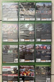 Xbox One Games Brand New! Factory Sealed! Never Opened!