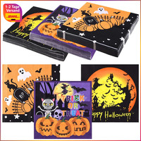 Halloween-Servietten Einweg 33 X 33 Cm 60 StüCk Tischdekoration PartyzubehöR