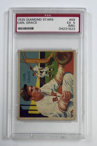 Earl Grace #69 1935 Diamond Stars card