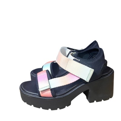 Vagabond Shoemakers Dioon Sandals Size 38 Platform Strappy Chunky Heels EUC 