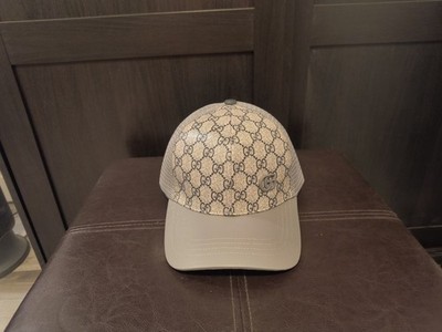 Gray Gucci GG Hat 