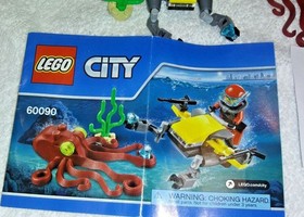 Lego City #60090 Octopus with Diver #24 Deep Sea Fun for Kids @ Christmas