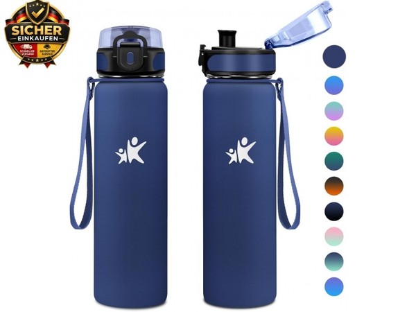 Kollykolla Thermosflasche 1L, Bpa-Frei Isolierflasche, Auslaufsicher-image