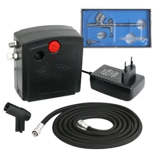 NEW Airbrush Kit Compressor Nail Art Tattoo Dual Action Spray Air Brush Gun Set