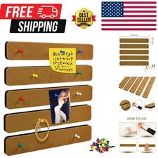 Versatile Small Cork Boards for Walls - Perfect for Home or Office Decor