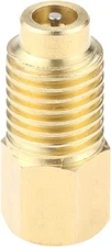 Aupoko R12 to R134A Adapter Conversion Quick 1/4" Female x 1/2" Male, Gold 