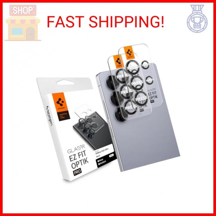Spigen GlasTR EZ Fit Optik Pro Camera Lens Protector - Thumbnail 4