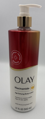 Olay Body Lotion Age Defying & Hydrating with Niacinamide, 17 oz (K67)
