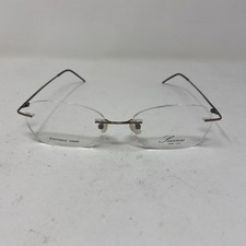 SUCCESS EYEWEAR SS 303 2 52-17-135 ANT BROWN RIMLESS EYEGLASSES ZB74