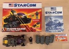1986 StarCom Shadow Force Shadow Raider + Box Coleco Used See description & Pics