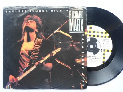 Richard Marx Endless Summer Nights 7'' EMI PB50113 EX/VG 1988 US pressing, dem...