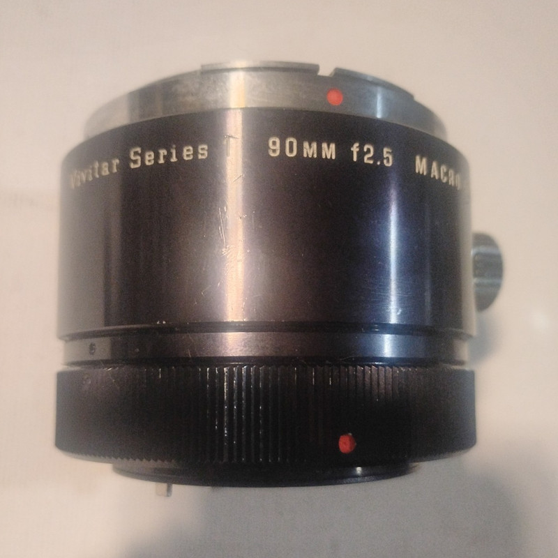 Vivitar Series 1 90mm f/2.5 Macro Adapter 2.5x for Canon FD 90mm Front