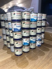 Humbrol Enamel Paint Pot 14ml 100 Pots Job Lot Matt Met Satin Metal Core Mixed