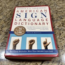 American Sign Language Dictionary-Flexi by Martin L. Sternberg 1998 Cpix