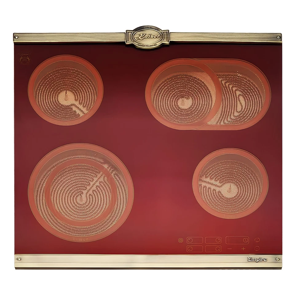 Kaiser Herd Set EH 6427 ElfAD Einbaubackofen+Glaskeramik Kochfeld KCT 6185 RotEm - Bild 3 von 4