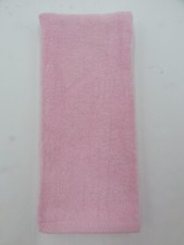 Hand Towel Light Pink Everyday Velour/Terry Cloth 100 Cotton 26" X 16''