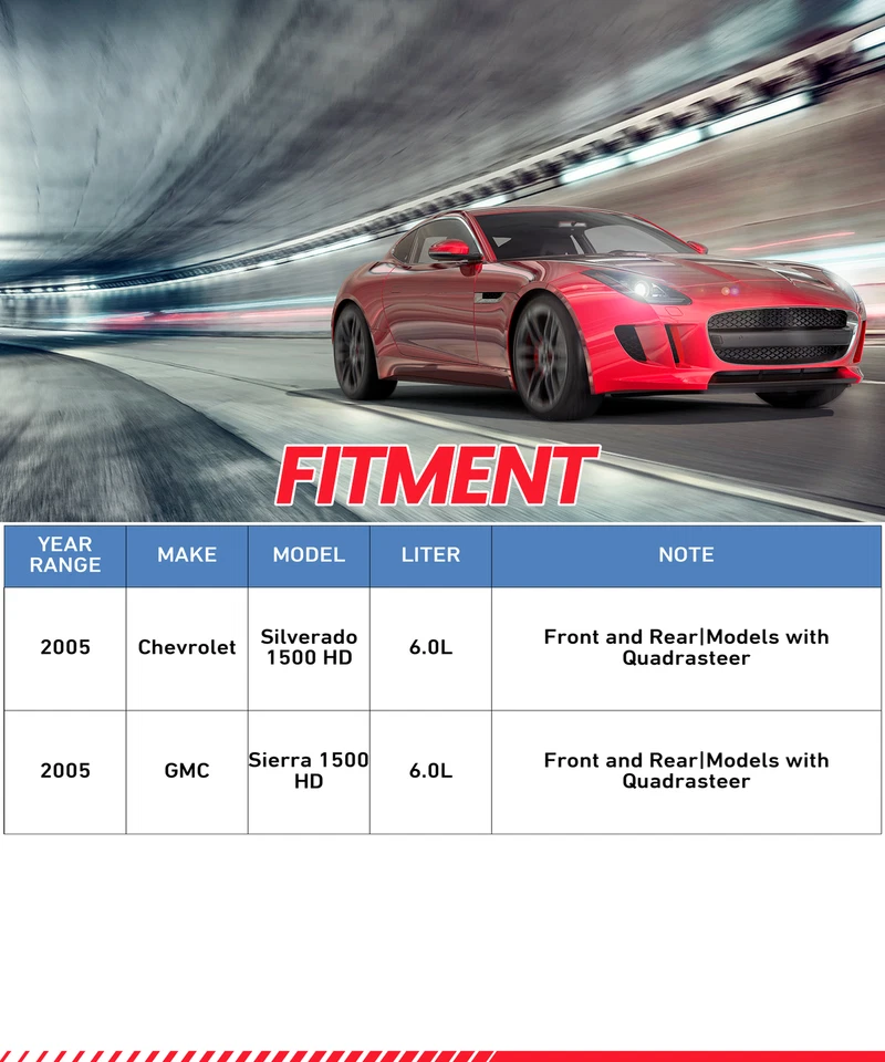 Front Rear Brake Caliper for GMC Sierra 1500 HD 2005 Chevrolet Silverado 1500 HD - Image 4 of 4