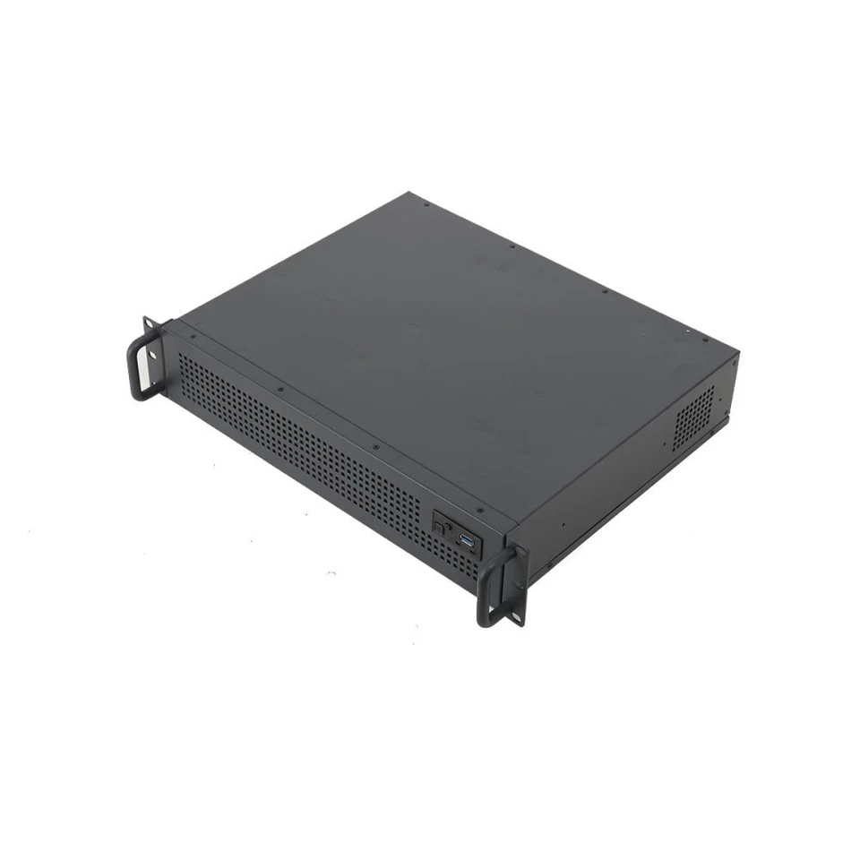 19 Inch Rackmount Server Enclosure 2U 2U Black - Only 38cm Deep - Image 3 of 4