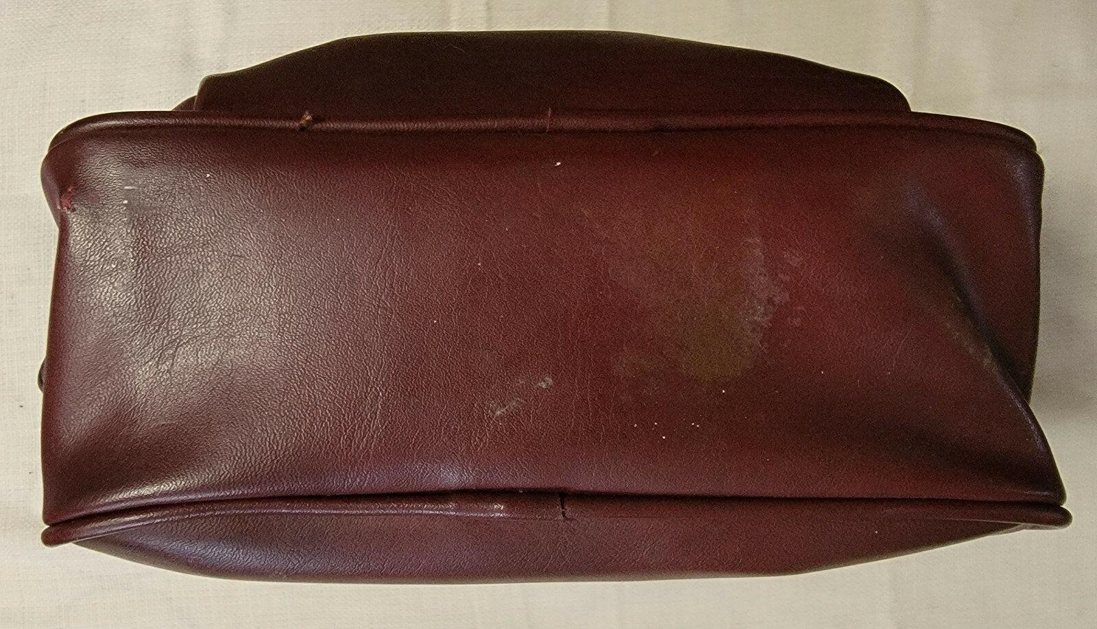 Vintage Samsonite Brown Leather Messenger CarryOn Ba… Gem