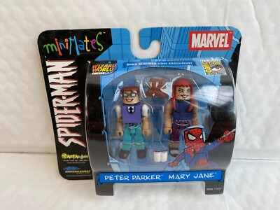 Neu Ovp Marvel Minimates Serie Peter Parker & Mary Jane Toy Mini Actionfigur Set