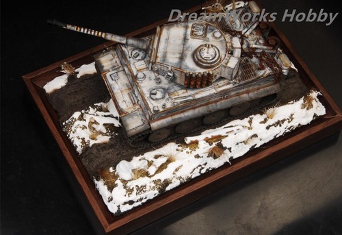 Ganador del premio Construido Academia 1/35 Legendario Michael Wittmann Tiger S04 Diorama - Imagen 5 de 24