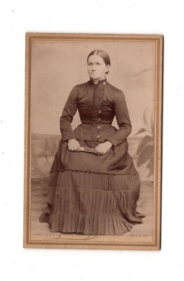 CDV Photo Fine Lady Vienna Hernals 1880s