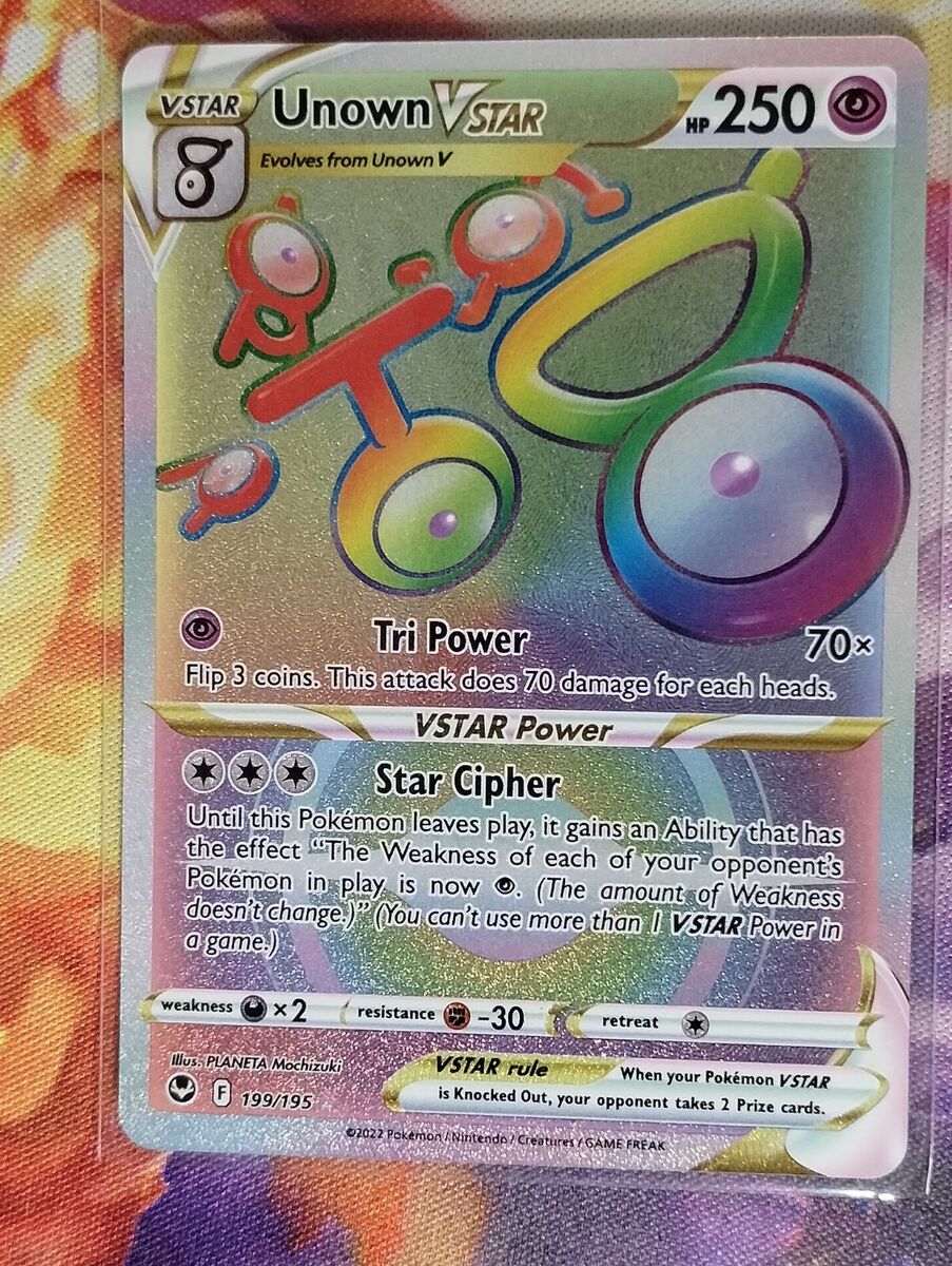 Unown VSTAR SIT 199  Pokemon TCG POK Cards