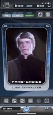 Topps Star Wars Digital Card Trader Standard Fan's Choice 6 Luke Skywalker Award