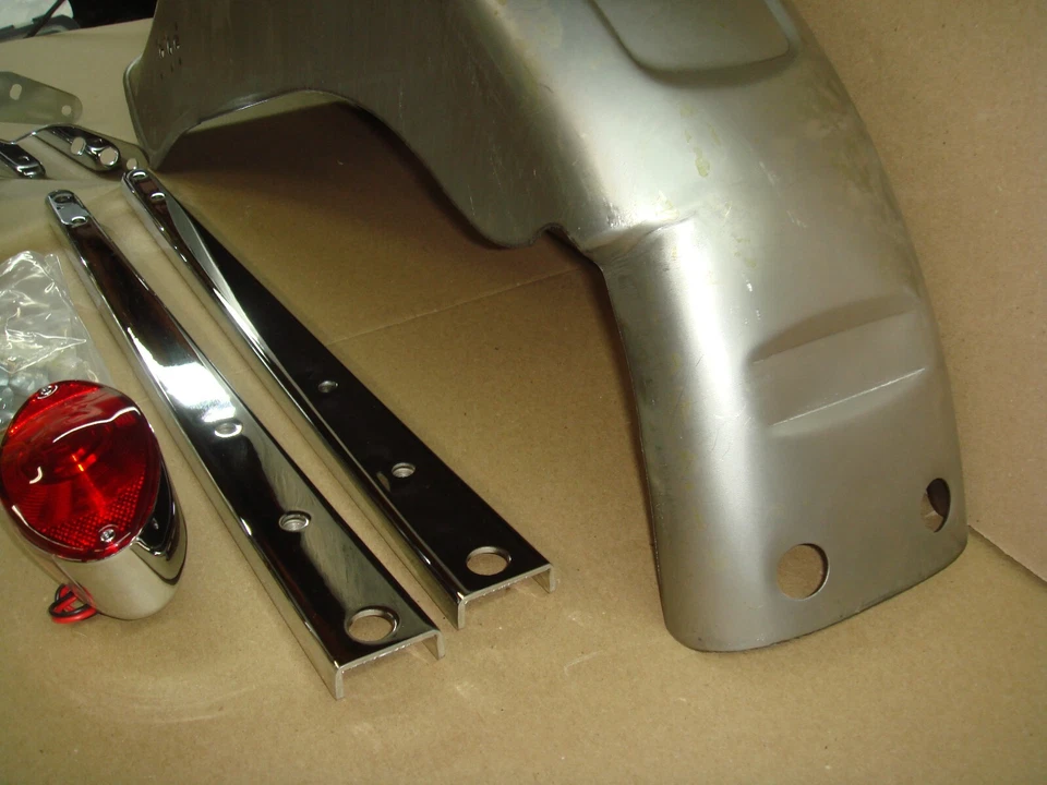 Harley Fender XL Bobbed Kit Steel Sportster 57-78 Cateye Lamp V-Twin 50-0792 HB - Image 4 of 4