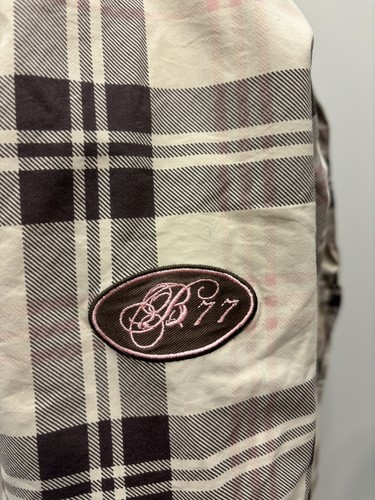 BURTON Snowboard Ski Thermo Jacke Mantel mit Kapuze Damen L kariert braun/pink - Bild 7 von 23