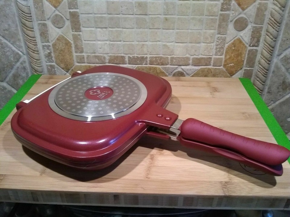 New Cook's Companion Flip Pan Low Pressure Cooking Induction Ceramic