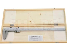 12" / 300mm Heavy Duty Vernier Caliper 2.90" Jaw Depth + Inspection Report R}