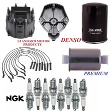 Tune Up Kit Filters Cap Wire Spark Plugs For CADILLAC SEVILLE V8 4.1L 1986