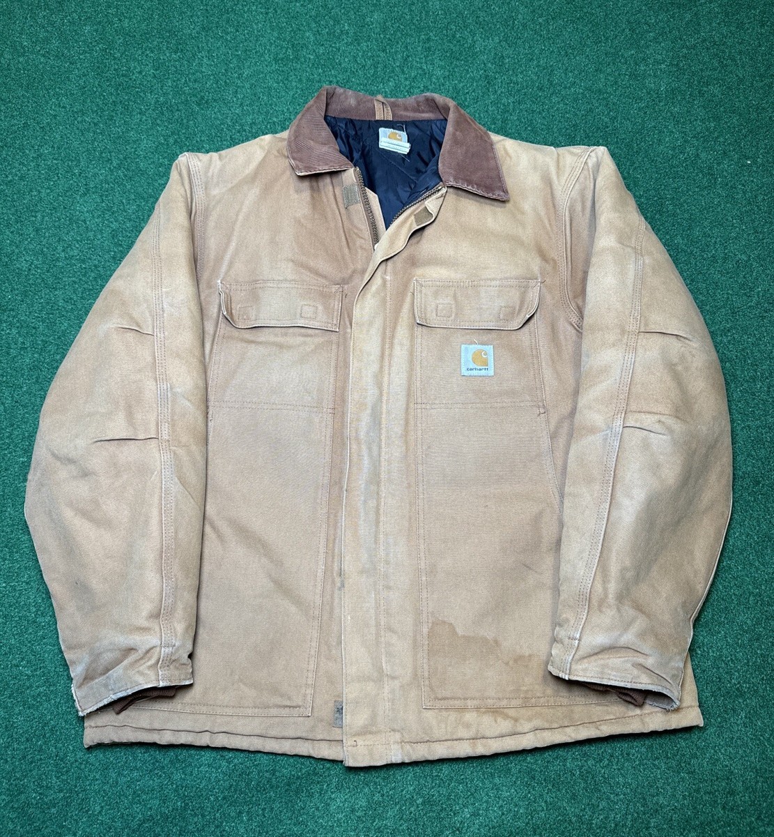ジャケット・アウター vintage 90s made in USA Carhartt jkt Vintage 90s Carhartt Jacket Full Zip With Hood / Workwear