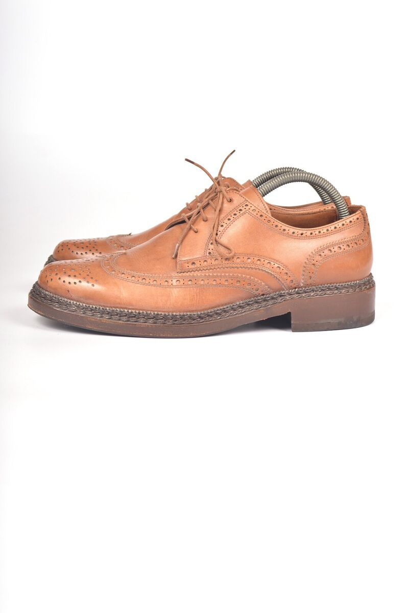 John Brommel's Original Goodyear Brown Leather Brogues Shoes John Brommel's Original Goodyear Brown Leather Brogues Shoes