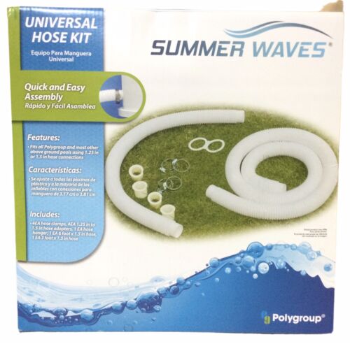 Summer Waves Universal Hose Kit Fits Most Above Ground Pools W/ 1.25-1.5” Hoses - Picture 1 of 1