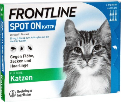 FRONTLINE Spot on K Lösung für Katzen 6 St PZN 02246426
