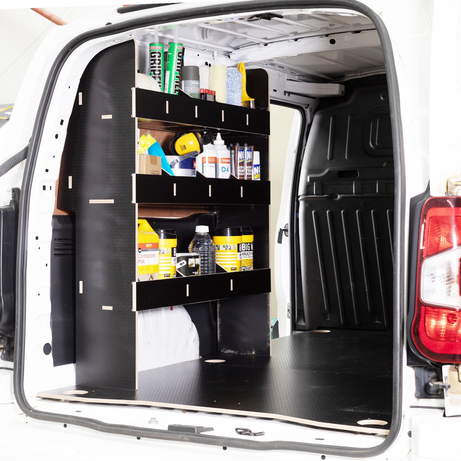 Toyota Proace City L2 (LWB) 2019+ Passenger Side HEXABOARD Van Racking Shelving