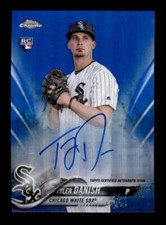 TYLER DANISH 2018 TOPPS CHROME ROOKIE BLUE REFRACTOR AUTO #137/150 BD9109