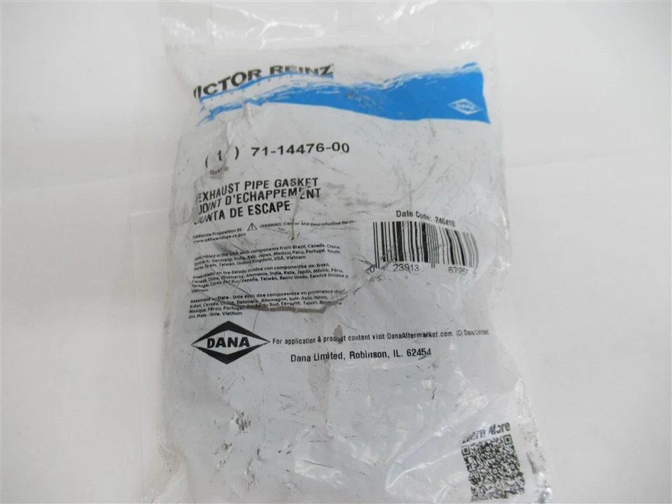 Victor Reinz 71-14476-00, Exhaust Pipe Gasket fits Chevy Silverado 2007 -2019 - Image 2 of 2