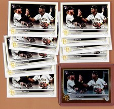 Oneil Cruz Topps Update Rookie lot, Base #US113 X9 + GOLD FOIL. Pirates