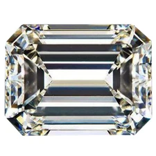  CUBIC ZIRCONIA EMERALD/STEP SHAPE SUPER EXCELLENT QUALITY LOOSE  U.S.A SHIPPER 