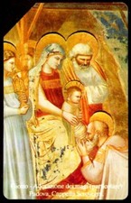 G 189 C&C 2246 Used Phone Card Christmas 91 Giotto Fair Quality