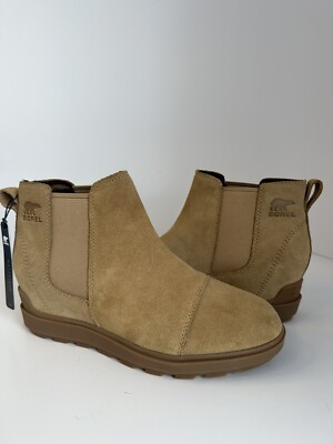 Sorel Evie II Women's Chelsea Boots Waterproof Brown Booties