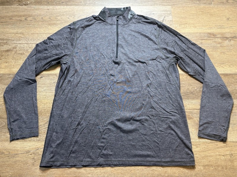Greyson Golf 1/4 Quarter Zip Guide Sport Pullover XL Dark Gray Grey Heather