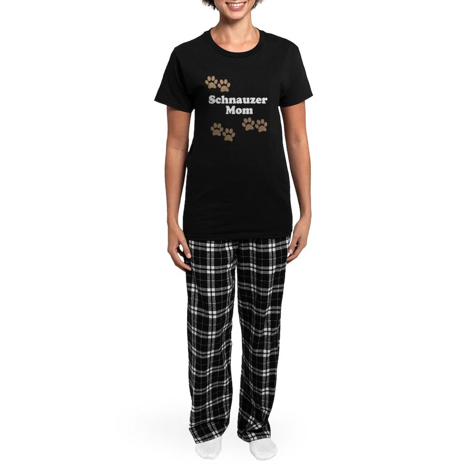 CaféPress Schnauzer Mamá Pijama Mujer Oscuro Novedad Pijama Set (849619246) Foto 4 de 4
